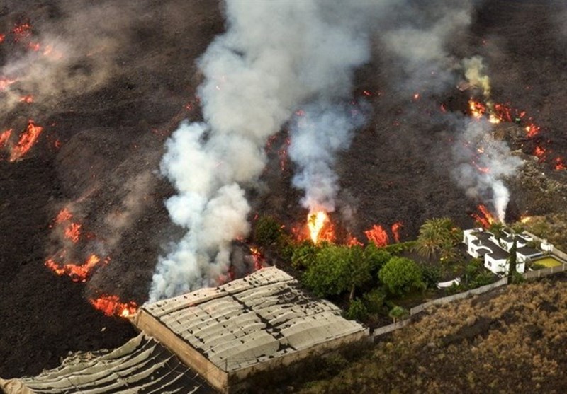 وقوع آتش‌‌سوزی در جنگل‌های جزیره لاپالما در اسپانیا