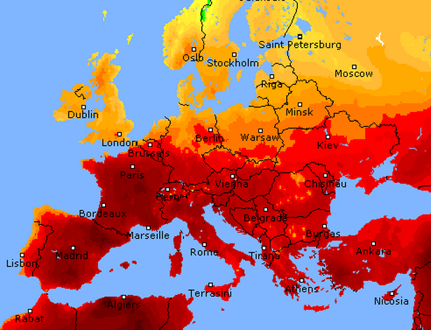 پیش‌بینی موج گرمای شدید و بی‌سابقه در ایتالیا و چند کشور اروپایی