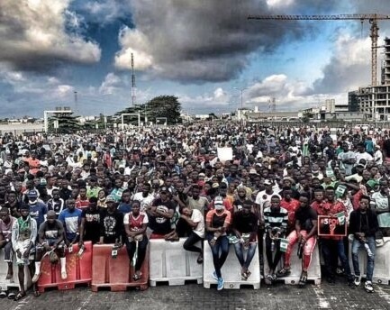 تجمع بازنشستگان و کارگران نیجریه‌ای