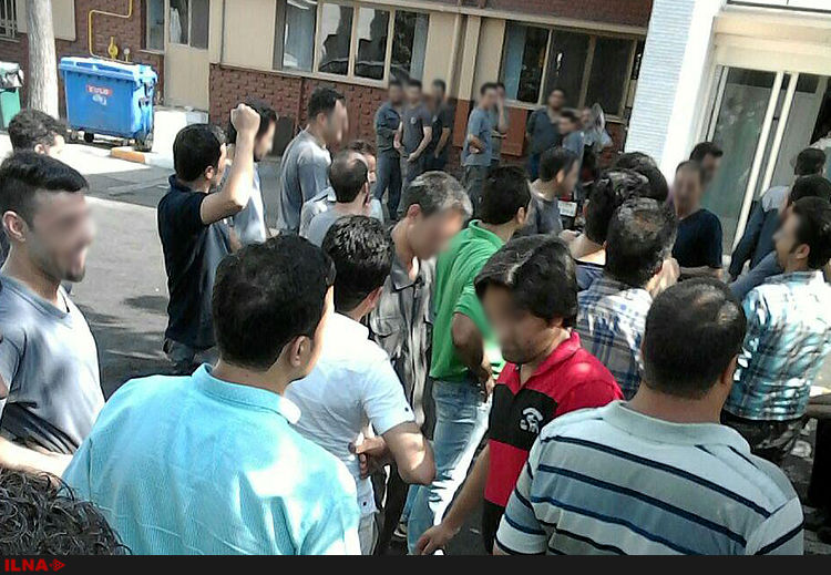 تجمع کارگران شرکت کارتن ایران در تهران