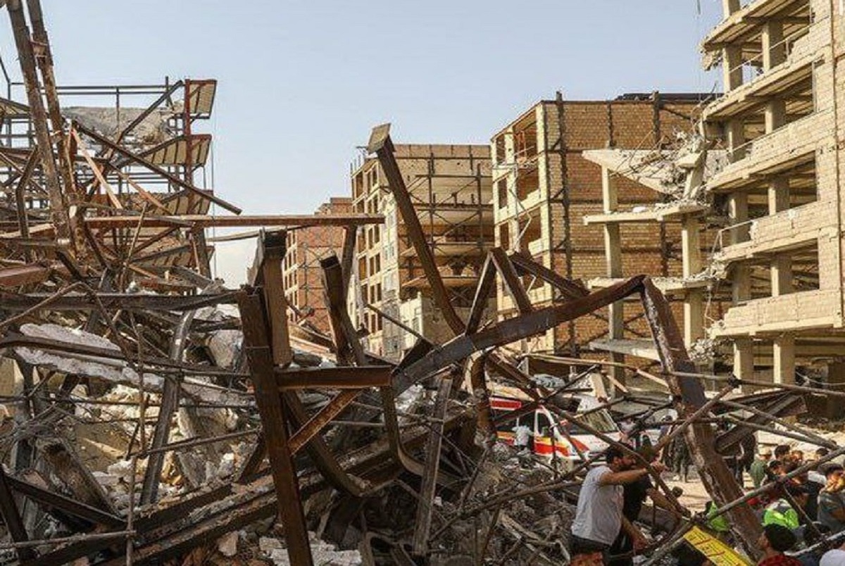 قربانیان فرو ریختن پنج ساختمان در تهران