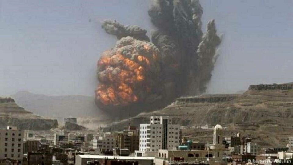 شنیده‌شدن صدای چندین انفجار در پایتخت یمن2