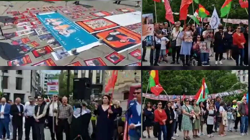 تظاهرات ایرانیان ساکن نروژ در اعتراض به حکم اعدام های اخیر در ایران