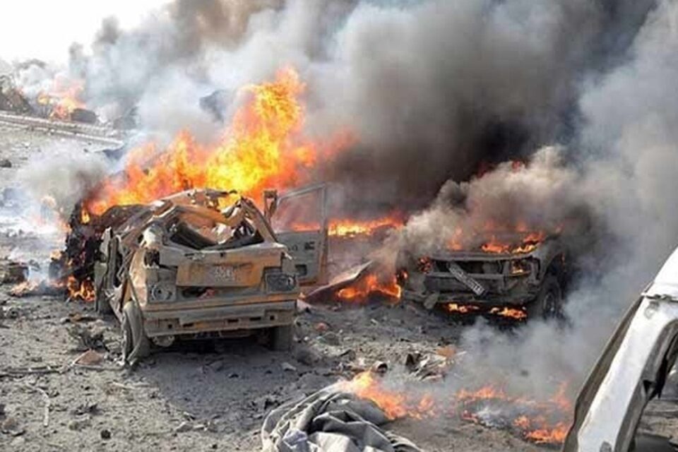 انفجار خودرو بمب گذاری شده در شهر منبج سوریه2
