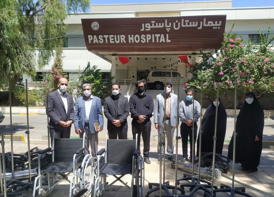 اعتراض کارکنان شرکتی بیمارستان پاستور بم 5