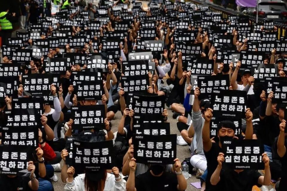 اعتصاب اتحادیه کارگری سامسونگ در کره جنوبی