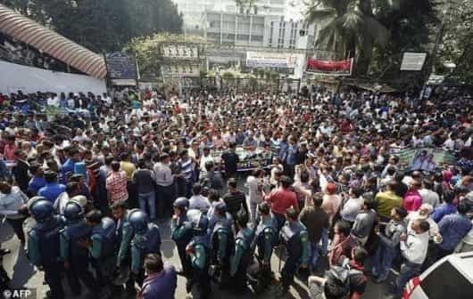کشته شدن بیش از 94 نفر به دنبال اعتراضات ضد دولتی در بنگلادش
