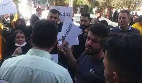 تجمع اعتراضی خانواده های زندانیان محکوم به اعدام در تهران 1