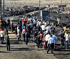 اعتراض کارگران و خانواده کارگران جانباخته معدن طبس در خراسان جنوبی4