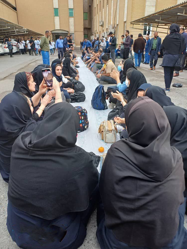 اعتصاب و تجمع بزرگ پرستاران و کادر درمان در شهرهای مختلف1