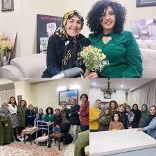 گردهمایی فعالان مدنی و خانواده‌های دادخواه در دیدار با نرگس محمدی