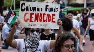 تظاهرات گسترده حامیان فلسطینی‌ها در دانشگاه کلمبیا