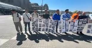 راهپیمایی ایرانیان هامبورگ علیه احکام اعدام و حمایت از زندانیان سیاسی