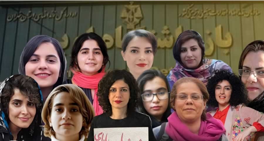 محرومیت ده زندانی سیاسی زن از ملاقات حضوری در زندان اوین