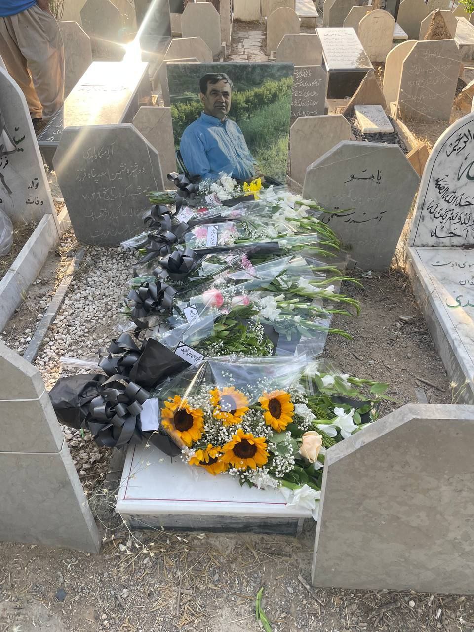 مراسم سالروز فقدان مظفر صالح نیا در سنندج با حضور فعالان کارگری